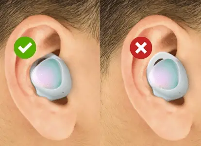 galaxy buds not staying in ears