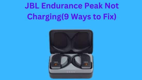 JBL Endurance Peak Not Charging
