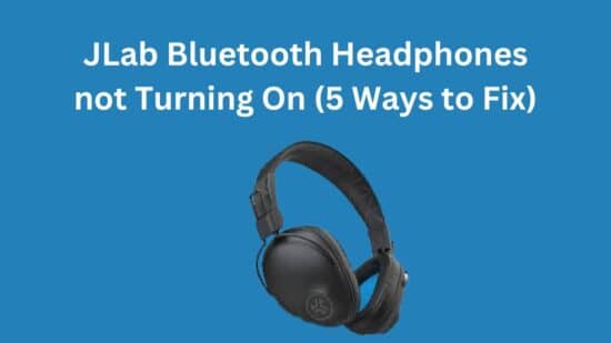 JLab Bluetooth Headphones not Turning On