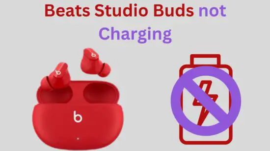 Beats Studio Buds not Charging